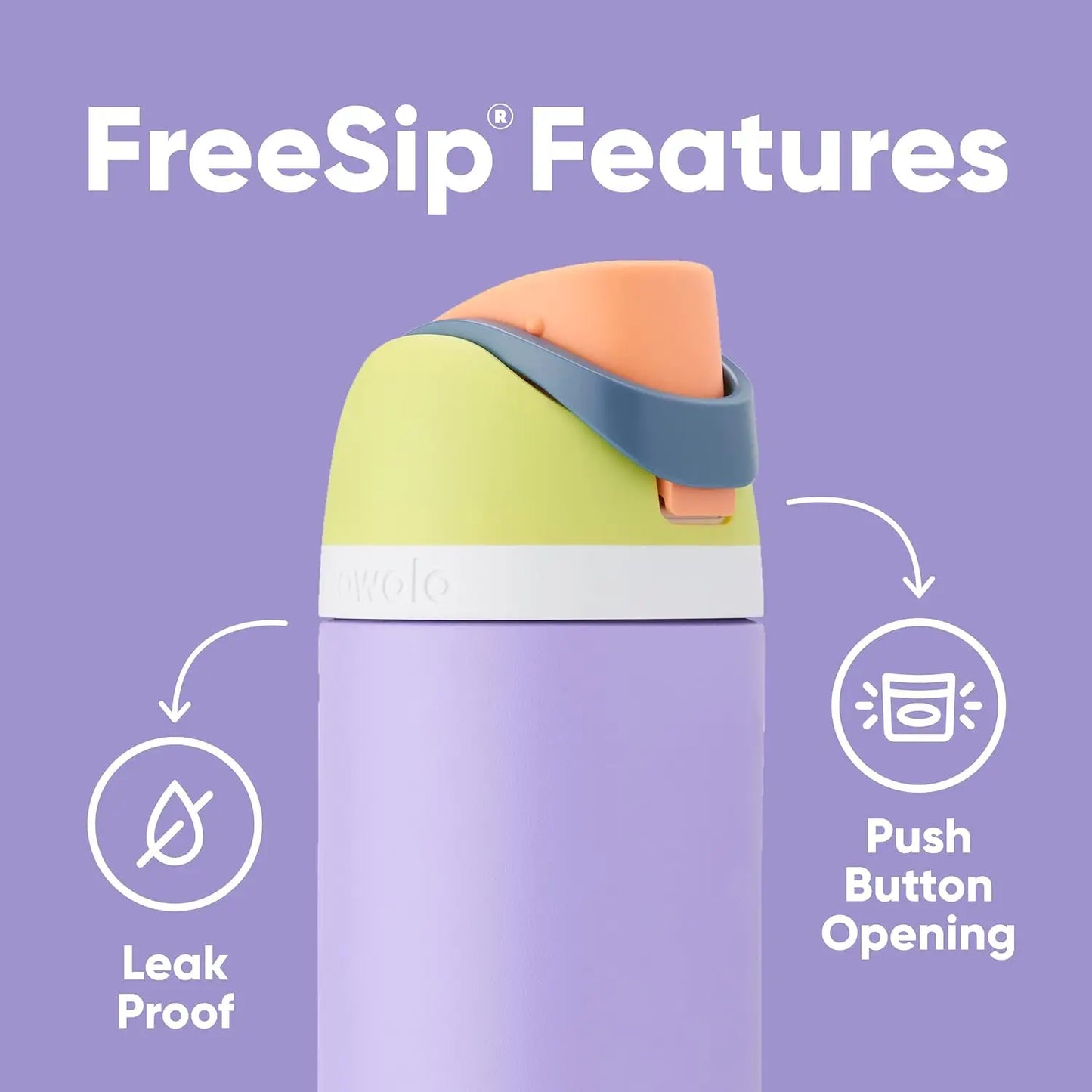 OWALA FreeSip Insulated Water Bottle