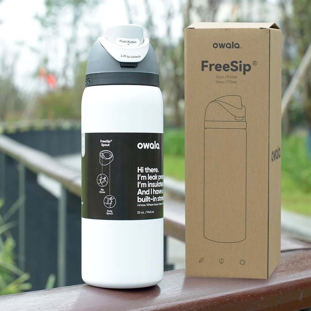 OWALA FreeSip Insulated Water Bottle
