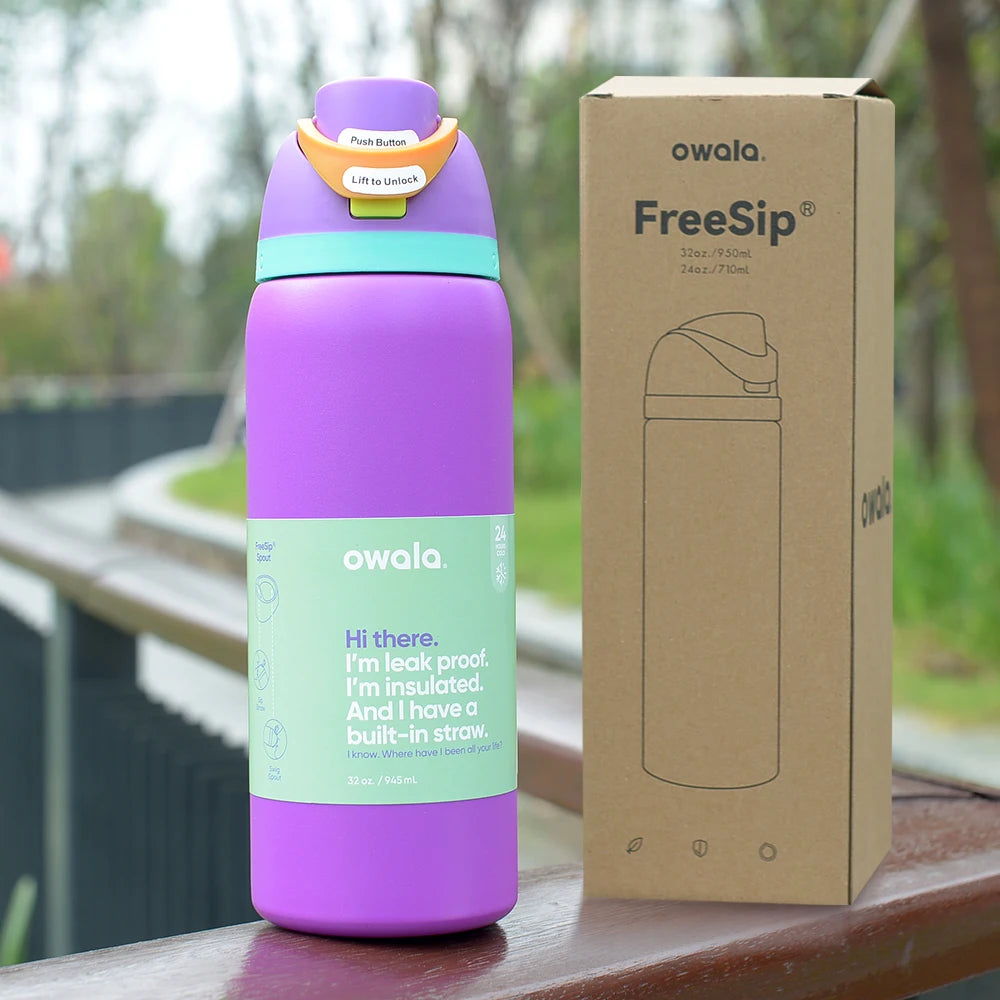 OWALA FreeSip Insulated Water Bottle