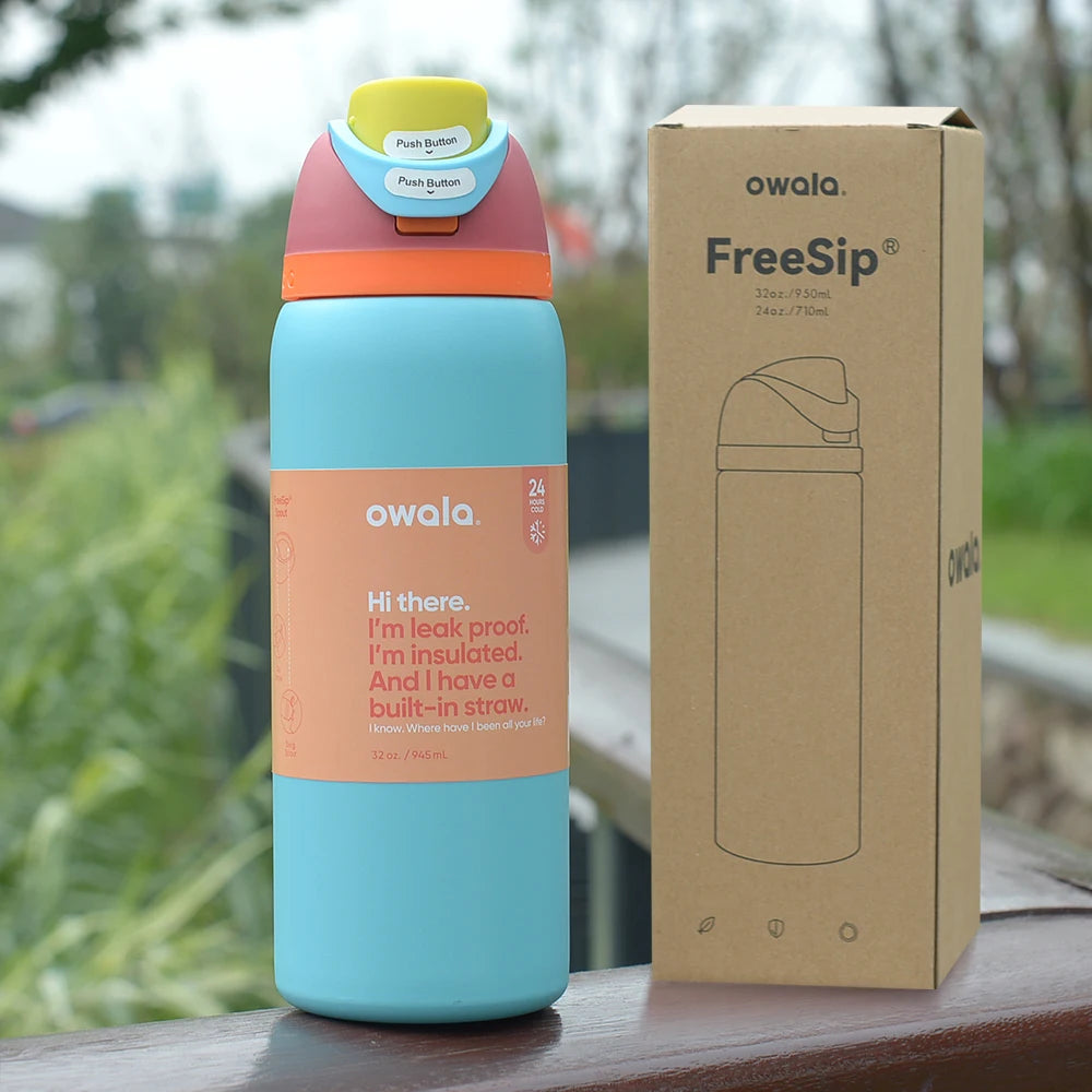 OWALA FreeSip Insulated Water Bottle
