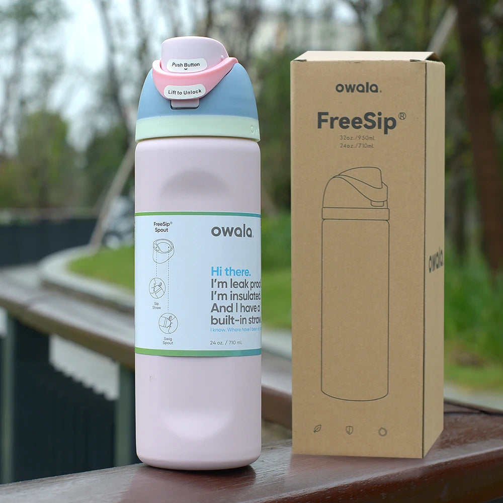 OWALA FreeSip Insulated Water Bottle