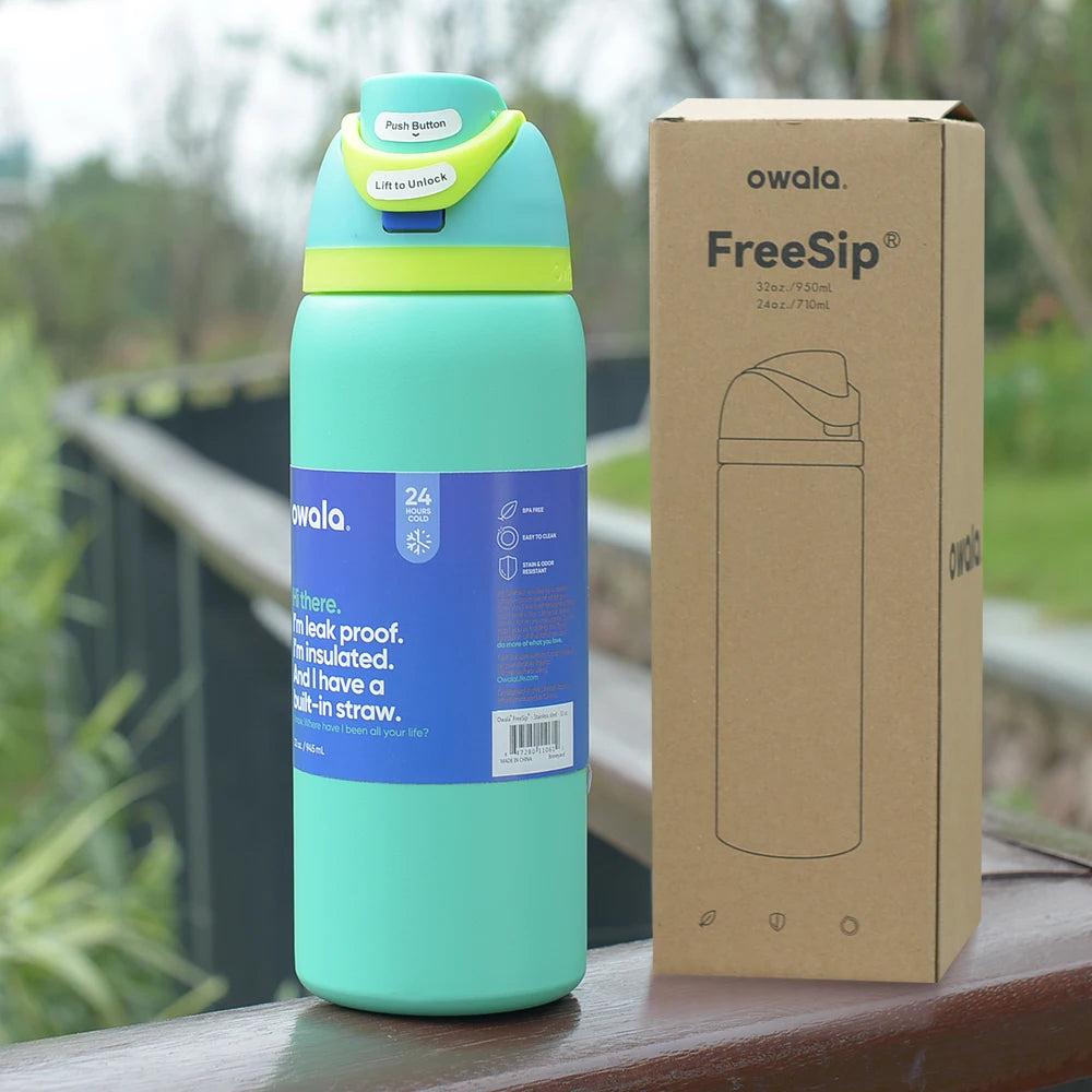 OWALA FreeSip Insulated Water Bottle