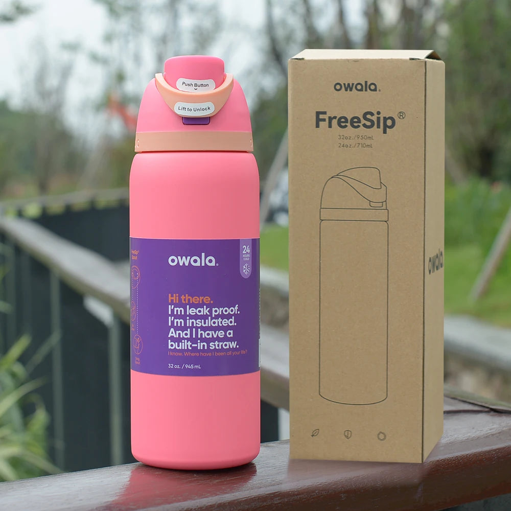 OWALA FreeSip Insulated Water Bottle