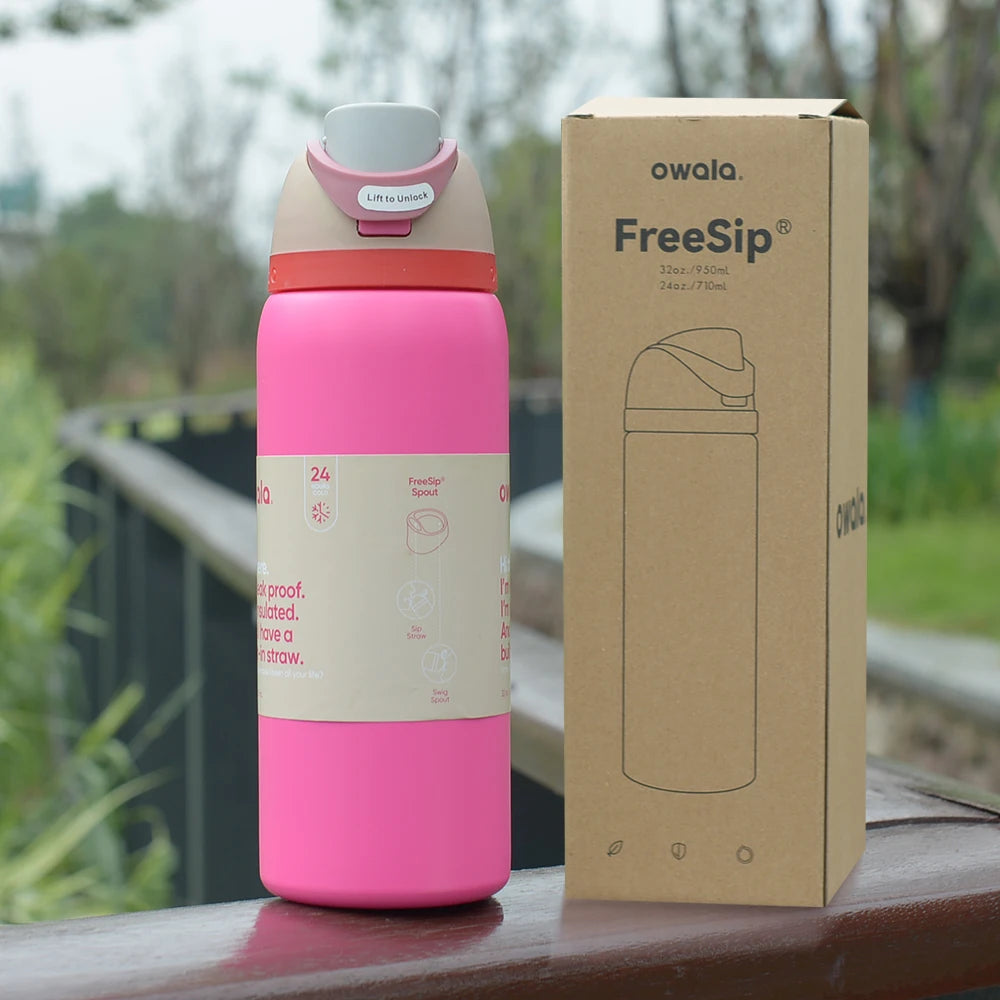 OWALA FreeSip Insulated Water Bottle