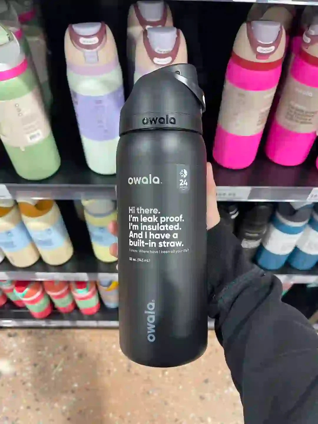 OWALA FreeSip Insulated Water Bottle