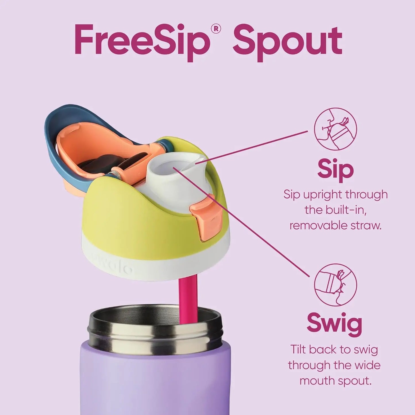 OWALA FreeSip Insulated Water Bottle