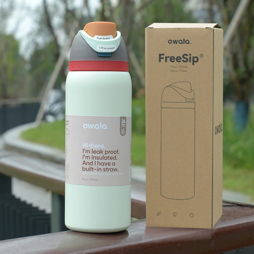 OWALA FreeSip Insulated Water Bottle