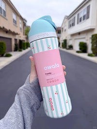 Owala Insulated Stainless Steel Water Bottle with Straw, BPA-Free Sports Water Bottle, Great for Travel, 24Oz/32 Oz,