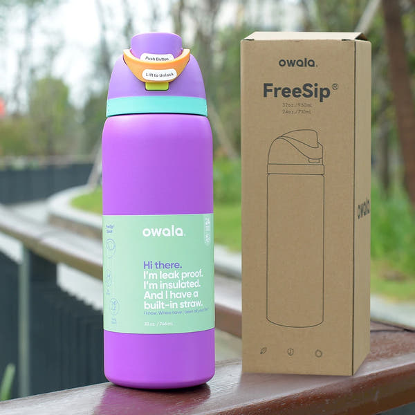 OWALA FreeSip Insulated Water Bottle